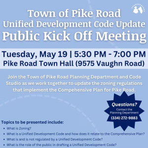 Town of Pike Road Development Code Update